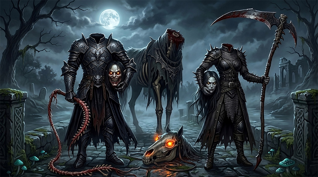 Dullahan Illustration
