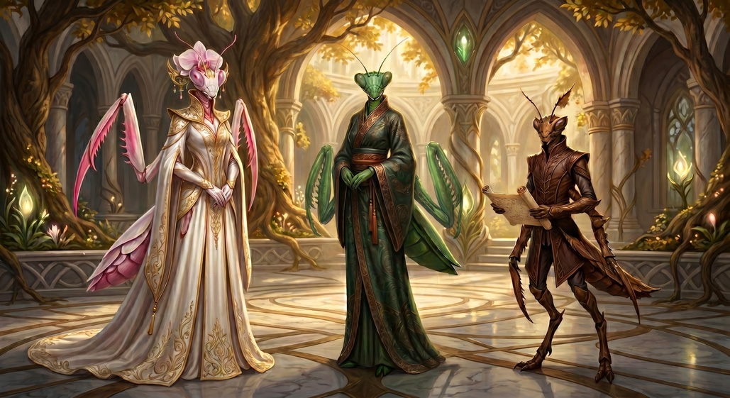 Mantide Illustration